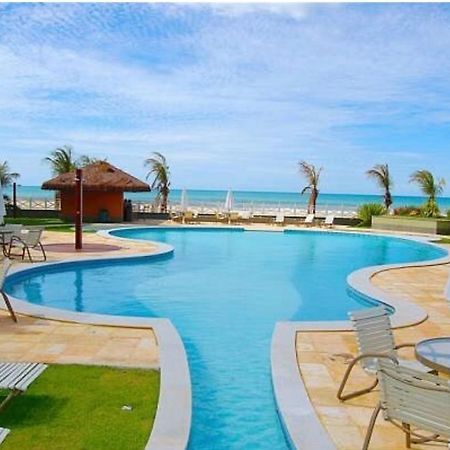 Apartamento Vista Total Do Mar Uma Cobertura A 400M Do Beach Park No Porto Das Dunas Aquiraz Condominio Terramaris Piscina Ampla Parque Infantil Sauna Estacionamento Privado エクステリア 写真