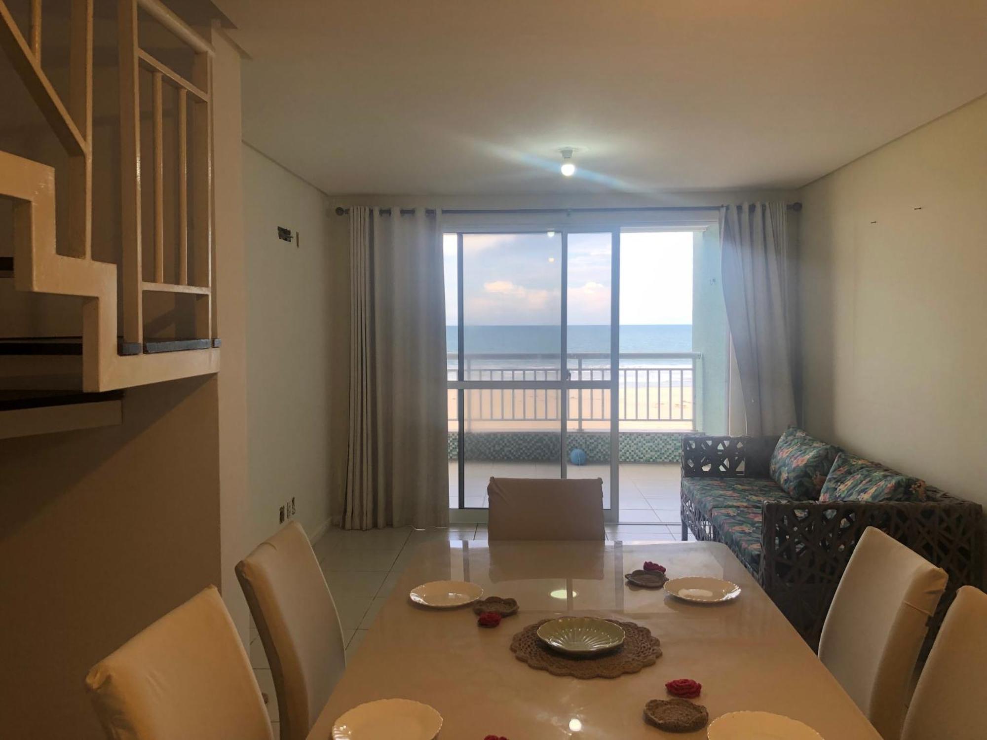Apartamento Vista Total Do Mar Uma Cobertura A 400M Do Beach Park No Porto Das Dunas Aquiraz Condominio Terramaris Piscina Ampla Parque Infantil Sauna Estacionamento Privado エクステリア 写真