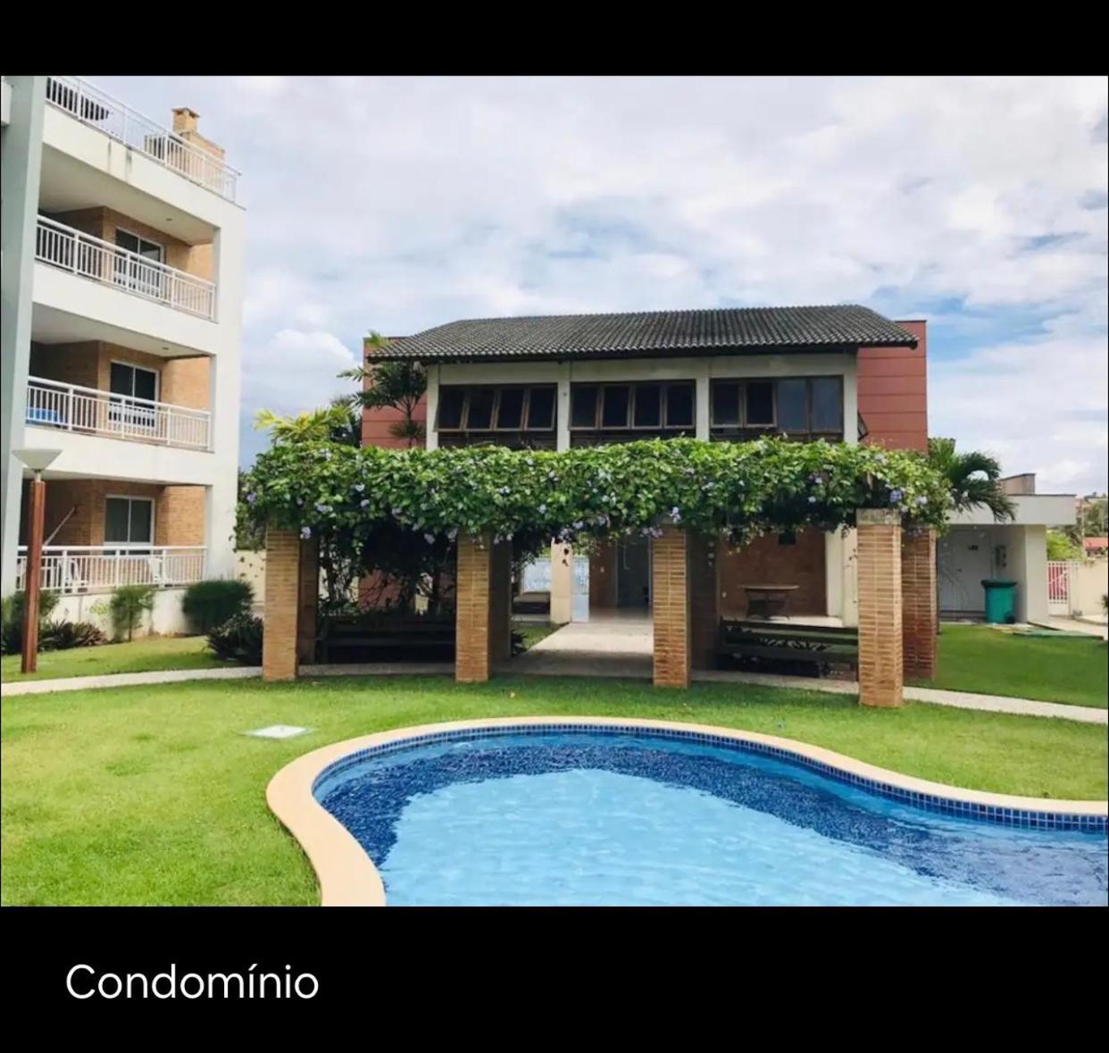 Apartamento Vista Total Do Mar Uma Cobertura A 400M Do Beach Park No Porto Das Dunas Aquiraz Condominio Terramaris Piscina Ampla Parque Infantil Sauna Estacionamento Privado エクステリア 写真