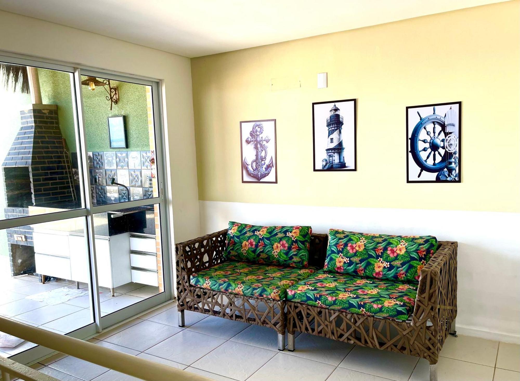 Apartamento Vista Total Do Mar Uma Cobertura A 400M Do Beach Park No Porto Das Dunas Aquiraz Condominio Terramaris Piscina Ampla Parque Infantil Sauna Estacionamento Privado エクステリア 写真
